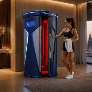 axon recovery aureon red light therapy stand image 04