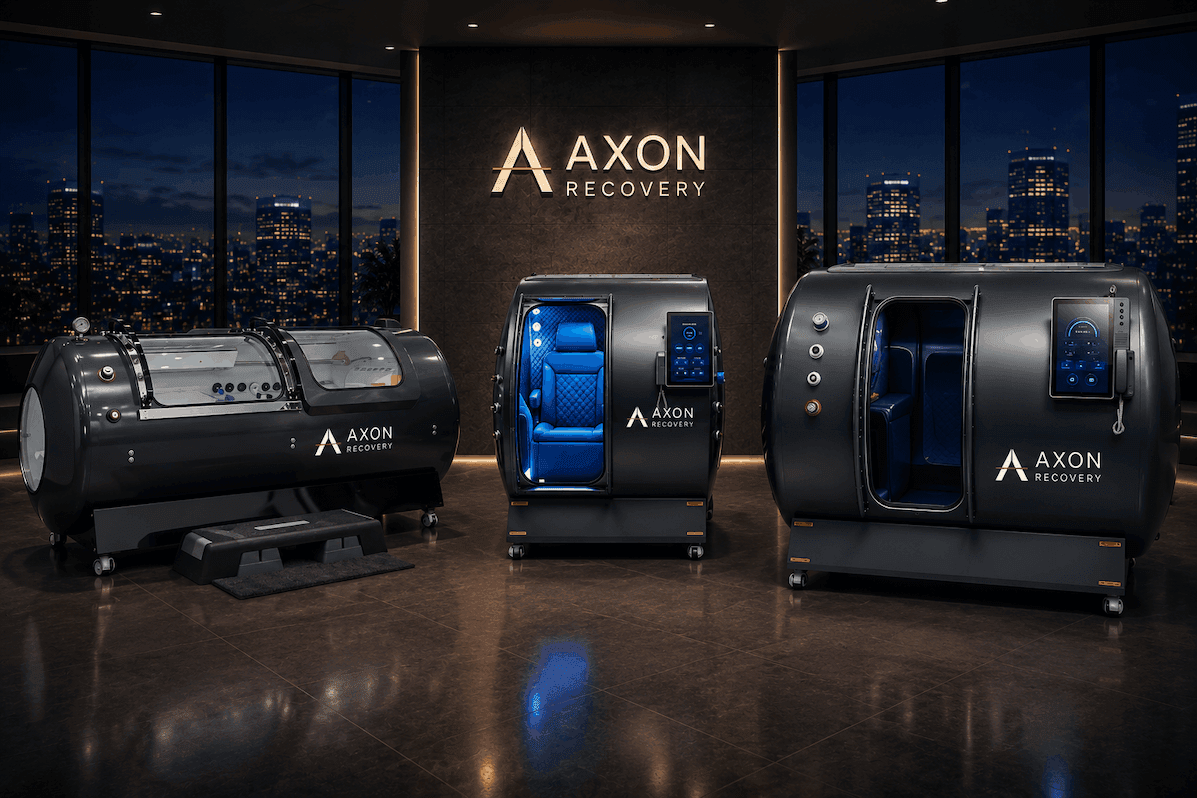 Axon Recovery hard-shell hyperbaric chamber range