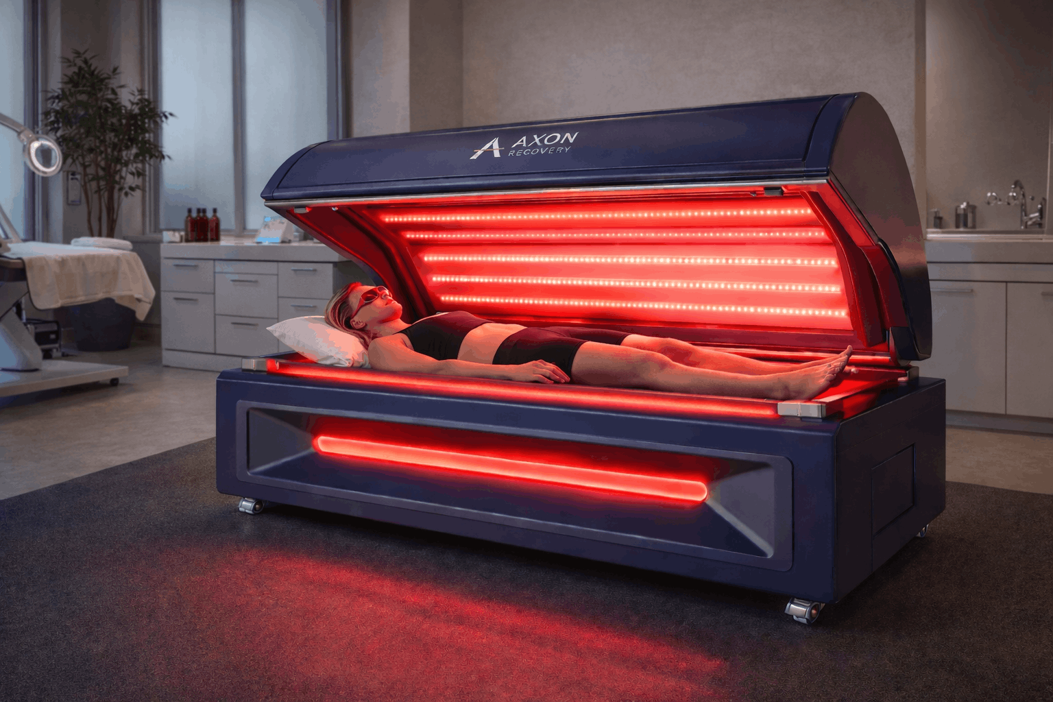 Triton red light therapy bed for premium wellness projects